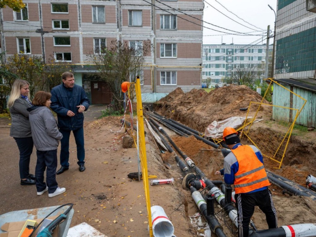 Подрядчики в Юбилейном пообещали закончить модернизацию теплосетей до 20 октября