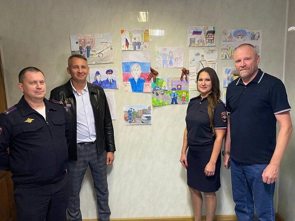 На областной конкурс поедут три работы детей сотрудников полиции из Люберец