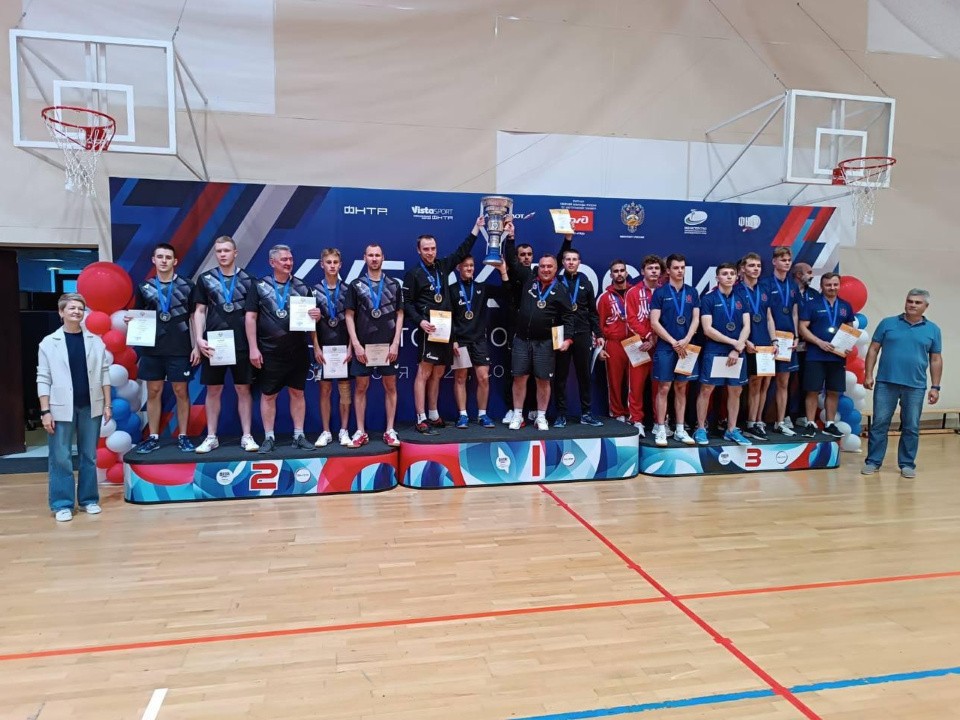 Сборная Подмосковья завоевала серебро Кубка России по настольному теннису