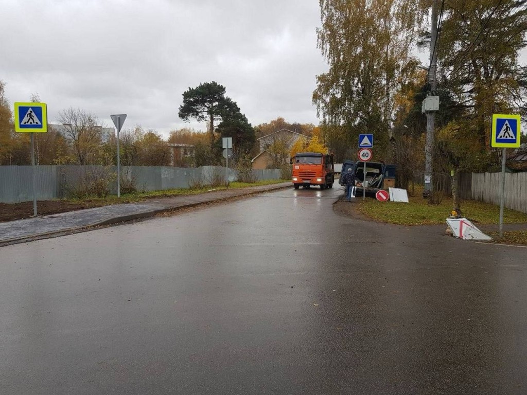 В Мытищах сделали удобным для водителей и пешеходов пересечение трех улиц