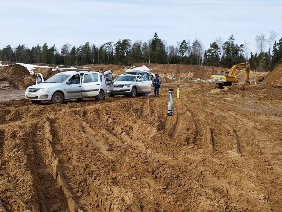 Незаконную добычу песка выявили экоинспекторы в поселке Новое Литвиново