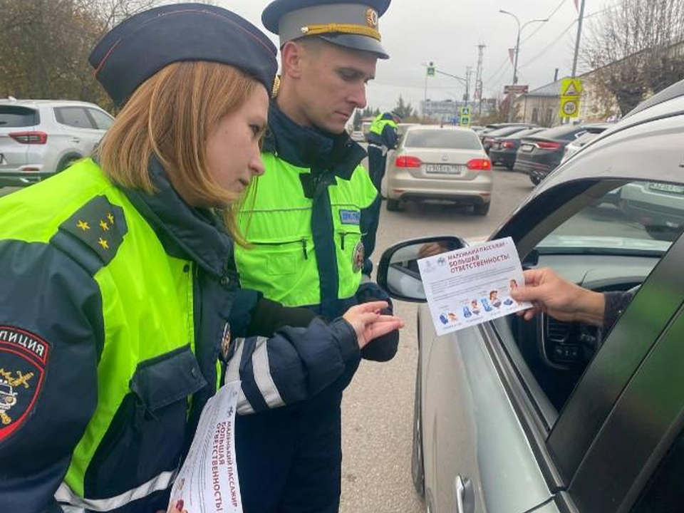 Полицейские потребовали у водителей в Павловском Посаде посадить детей в кресла