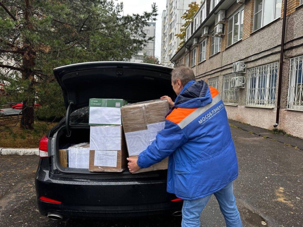 Энергетики Подмосковья шесть раз поддержали бойцов в зоне СВО за 2024 год