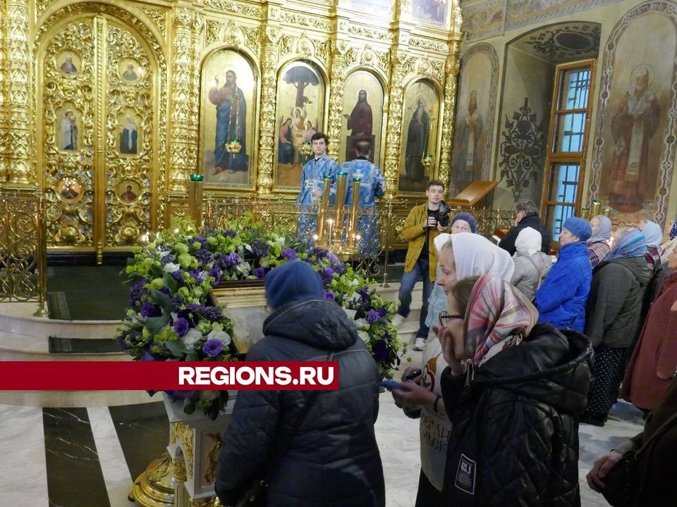 В Подольск на Всероссийский молебен за Победу приехали жены и матери участников СВО из Люберец
