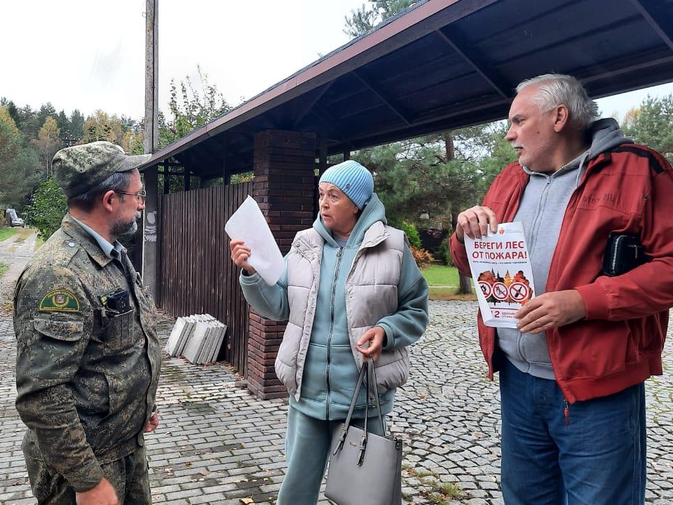 Лесные патрули Волоколамска выявили 10 нарушений, связанных с незаконным захватом территории