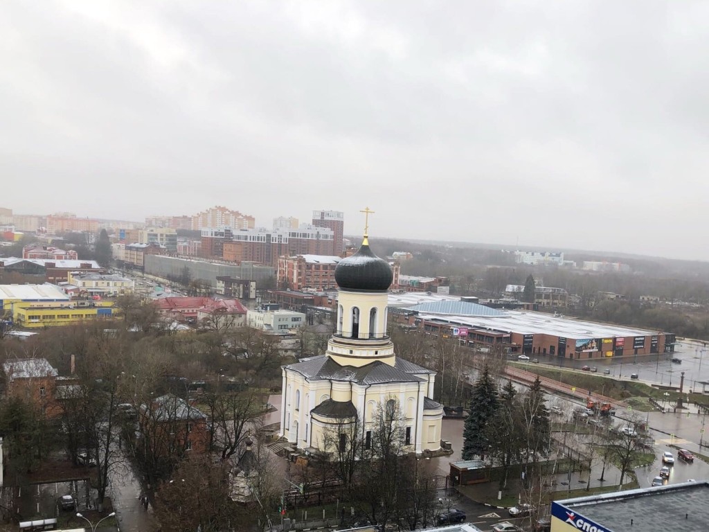 Первый снег выпал в Наро-Фоминске