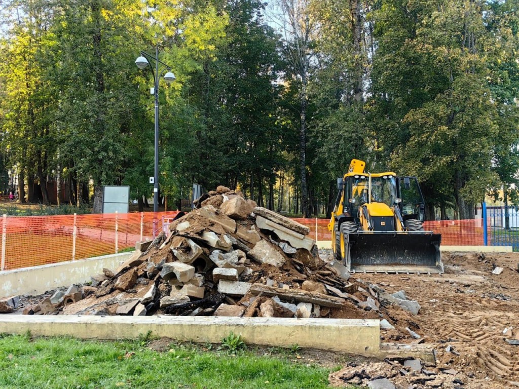 В парке Сестрорецкий в Клину появится новая детская площадка