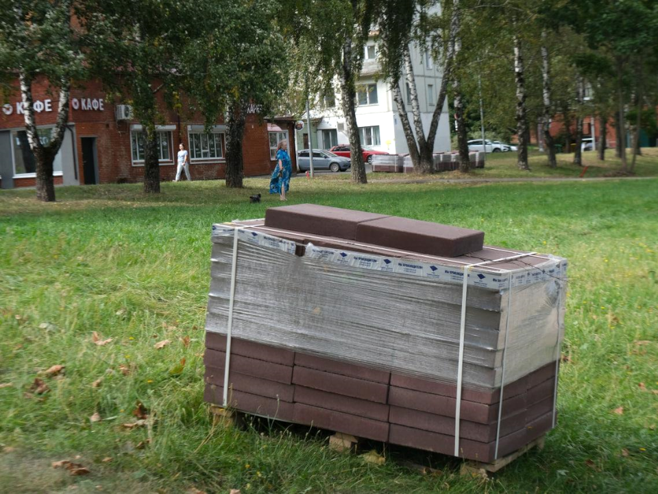 На бульваре Насибулина в Пущине заменят брусчатку