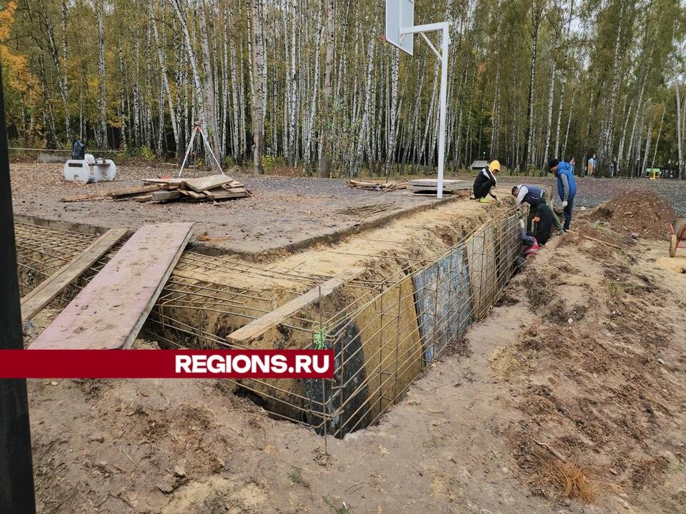 Четыре спортивные площадки обновят в Каширском городском парке