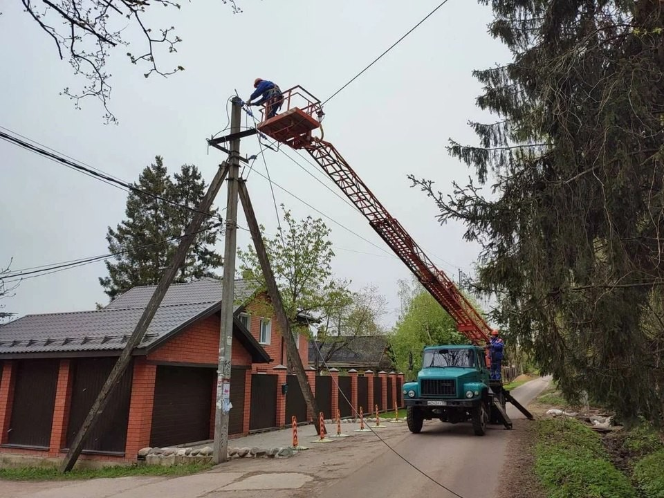 В Подольске 25 октября отключат свет в двух домах на улице Заводской