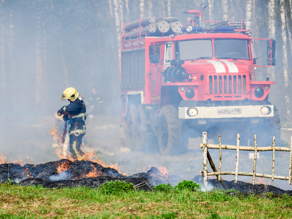 В деревне Марусино воспламенился частный дом