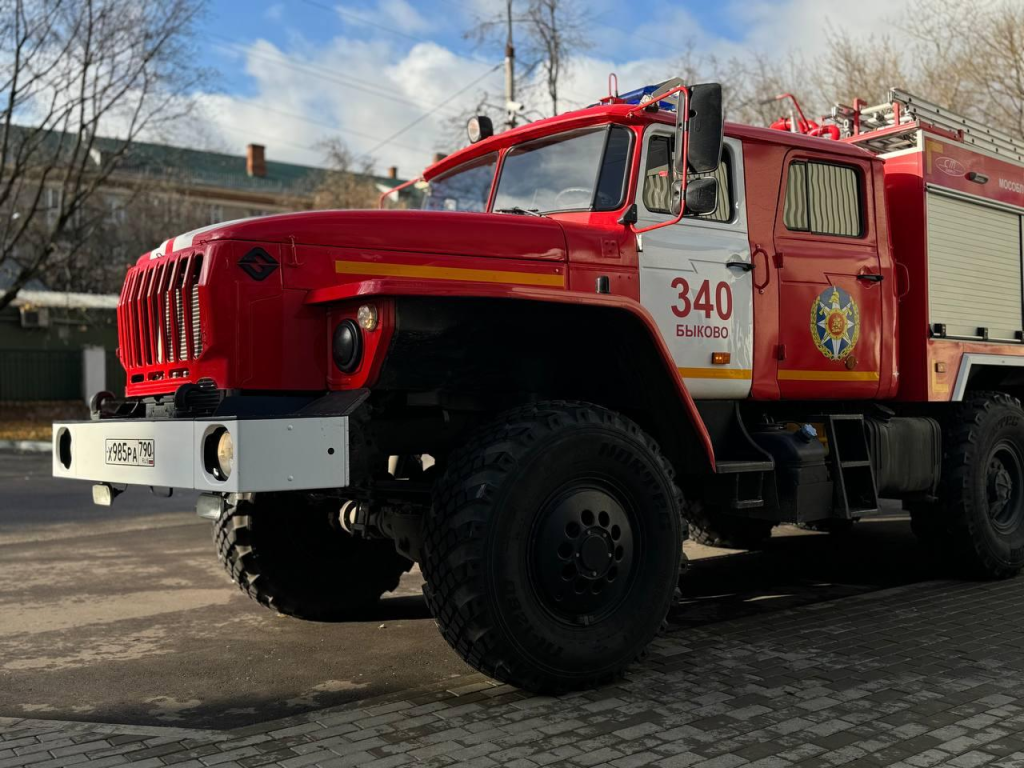 В городской поликлинике Жуковского работали пожарные Раменского гарнизона