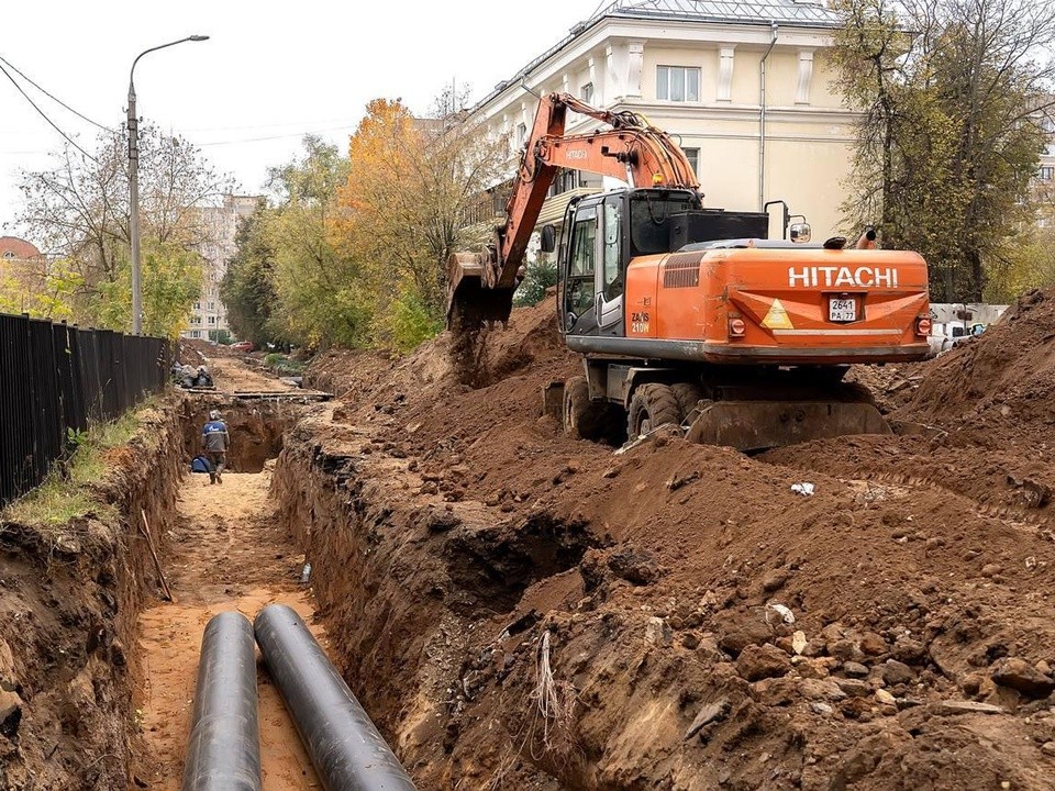 Благодаря замене теплосетей количество утечек в Подольске снизилось в три раза