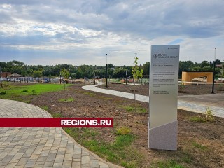 Анонсировано время открытия нижней части парка Воробьева в Луховицах