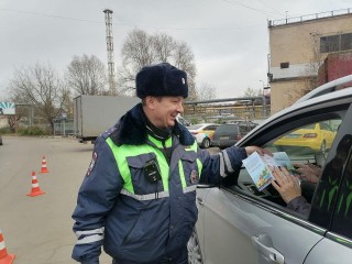 Госавтоинспекторы проверили водителей в Лобне на знание правил перевозки детей