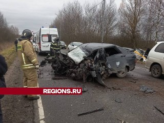 В столкновении трех автомобилей погиб житель Орехово-Зуева