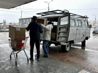 Жители Можайска отправили бойцам СВО автомобиль и гуманитарную помощь