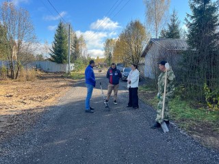 В деревне Стояново сделали дорогу