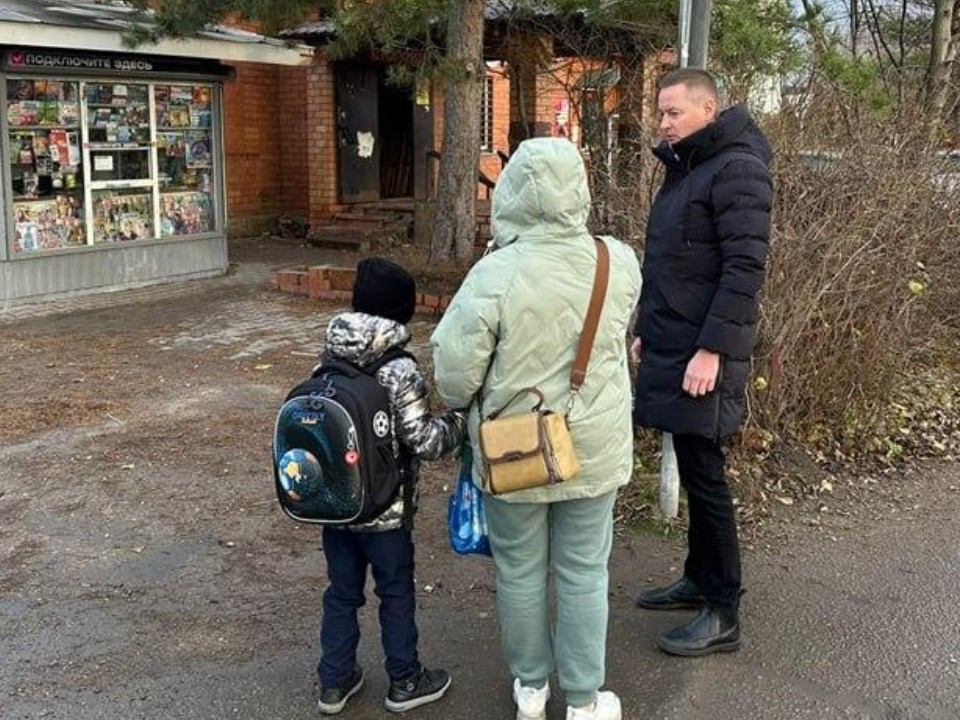 Пеший подход к лицею №4 в Дмитрове сделают безопасным