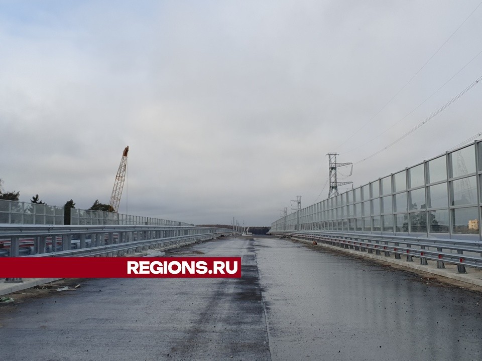 Движение по дорожному мосту на Пироговском шоссе в Мытищах запустят в декабре