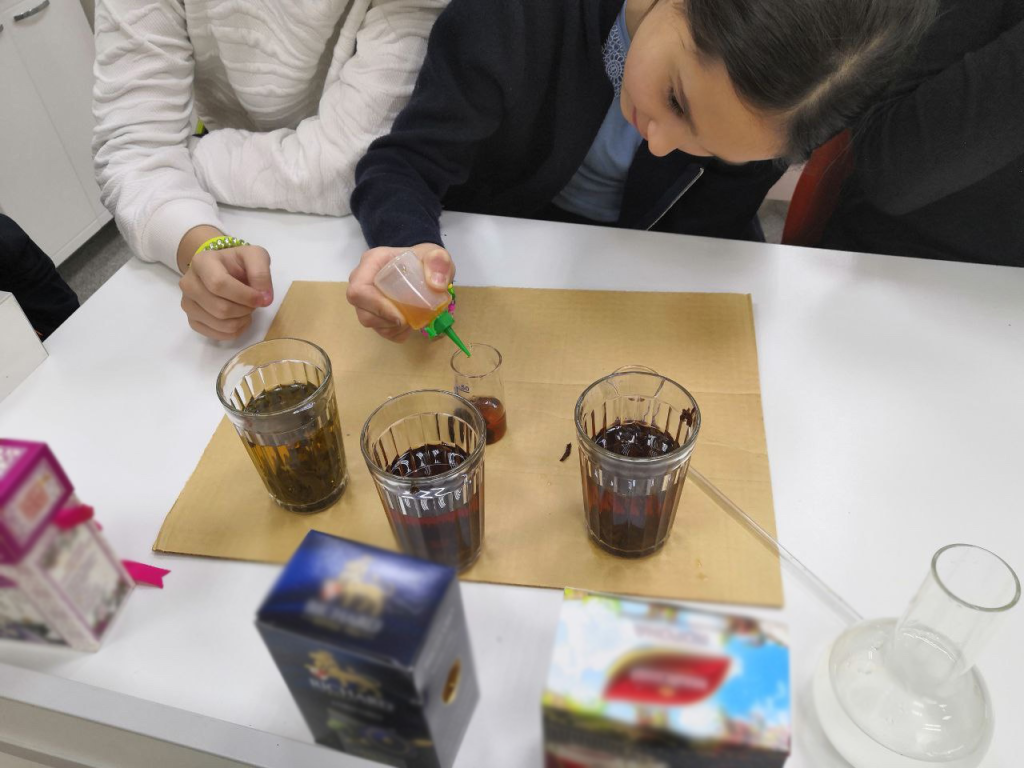 Ученики из школы №1 изучили тайны чая