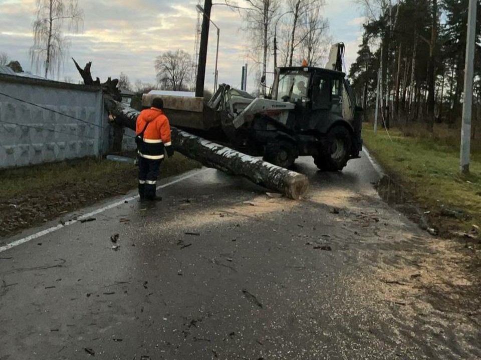 Шторм в Шатуре повалил деревья и снес крышу многоэтажки