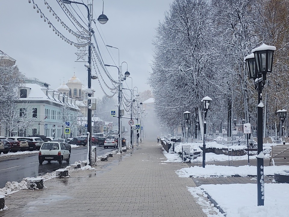 Во вторник в Звенигороде холодно и пасмурно