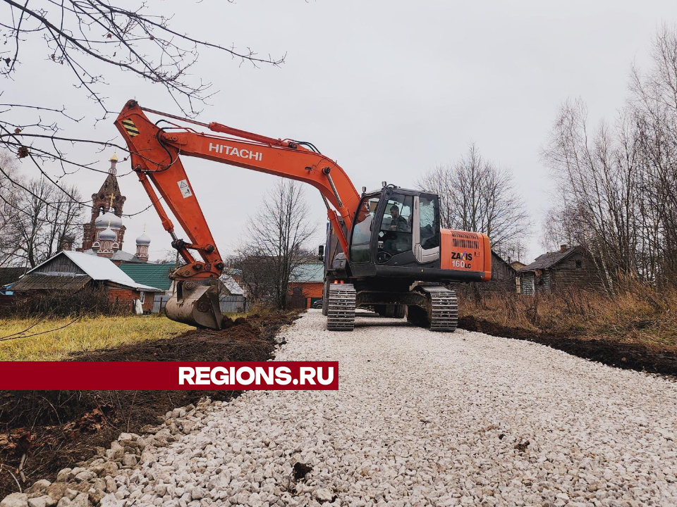 К новым фельдшерским пунктам округа обустраивают подъездные дороги