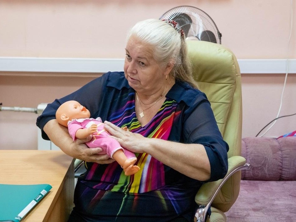 В женской консультации прошли очередные занятия в «Школе мам»