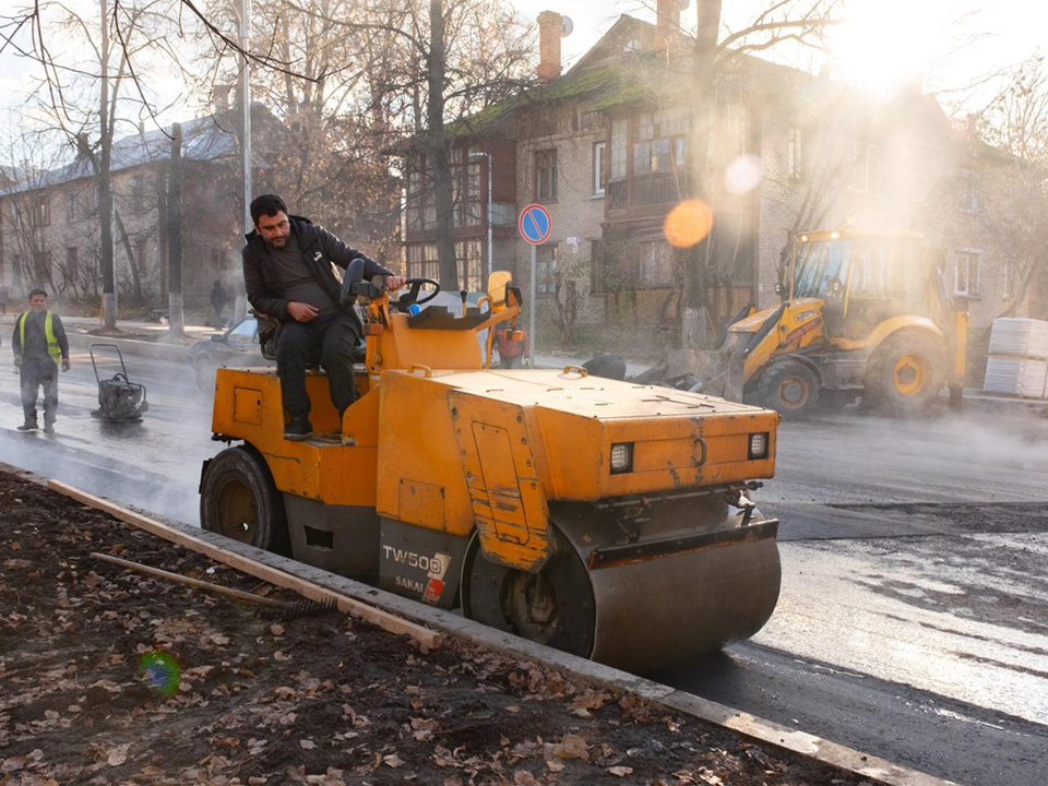 Благоустройство Первомайской улицы завершено на 70%