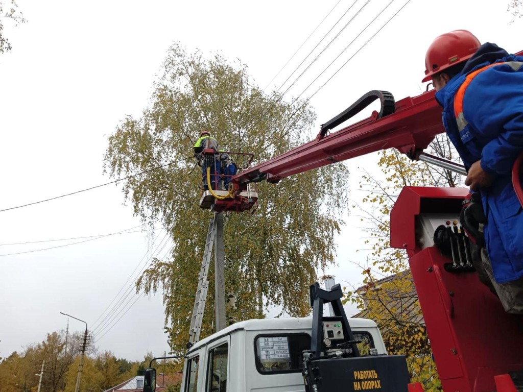 Новая линия электропередачи обеспечит светом жителей одной из улиц Егорьевска