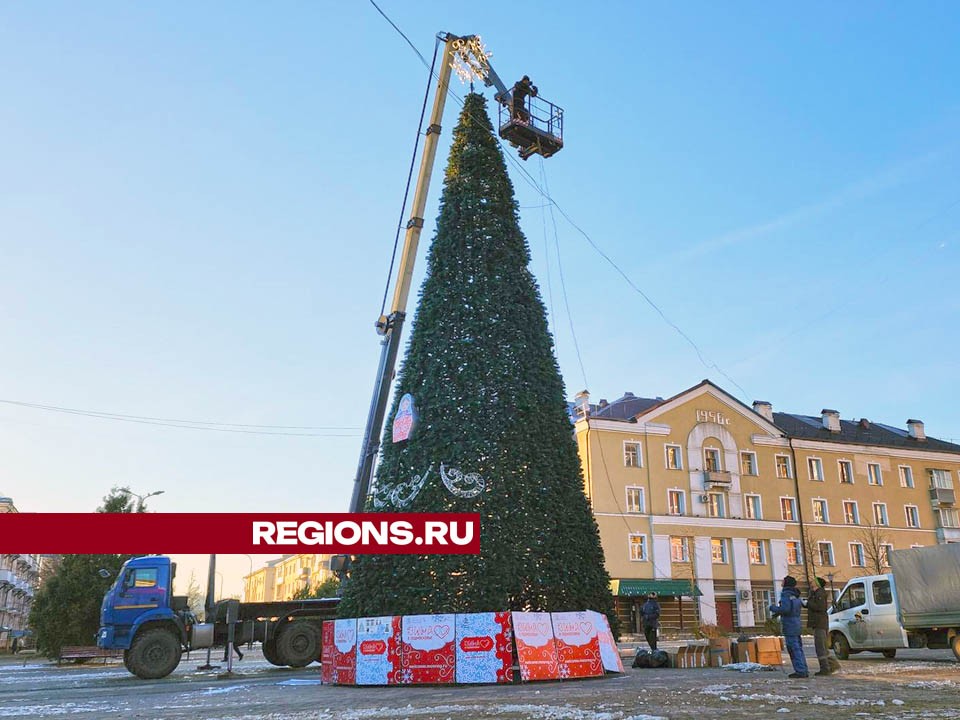 Расписные матрешки украсят главную новогоднюю елку Лосино-Петровского