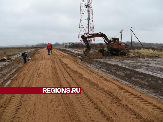 В Монасеино до середины ноября построят новую дорогу