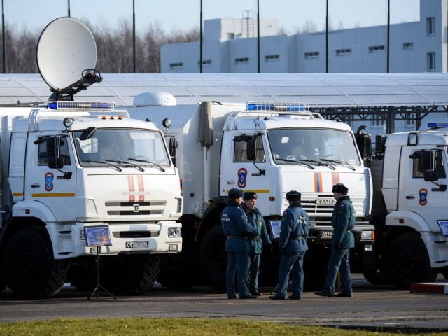 Сотрудники ногинского спасательного Центра МЧС доставили гуманитарную помощь в Курск