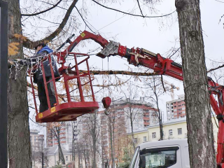 Ступино начали украшать к Новому году