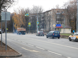 В Долгопрудном убрали пешеходный переход у кинотеатра «Полет»