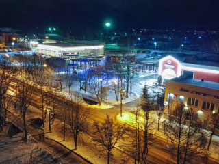 Художественная подсветка украсит дом на Рижской улице