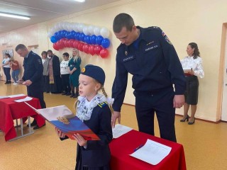 В селе Кривандино состоялось посвящение школьников в кадеты