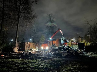 Несколько гектаров земли в районе деревни Челобитьево освободили от навалов мусора