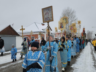 Крестный ход с иконой Казанской Божией Матери прошел в Коломне по исторической части города