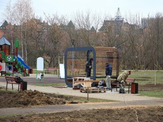 Благоустройство парковой зоны в Долгопрудном у канала им. Москвы завершат до 20 ноября