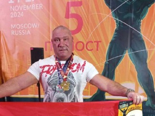 Серпухович стал одним из сильнейших спортсменов на чемпионате мира по пауэрлифтингу