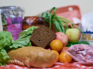 Семье из Курской области, проживающей в Электрогорске, помогли продуктами питания