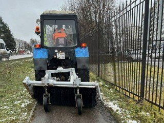 Работы по наведению чистоты и порядка в городском округе Истра проводит муниципальная служба содержаний территорий