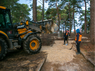 В озерском парке «Дубки» отремонтируют пешеходные дорожки