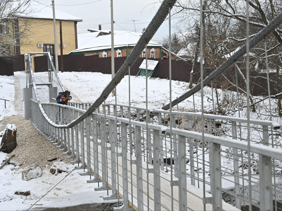 Мост через реку Рожайку в Константинове открыт с 13 декабря