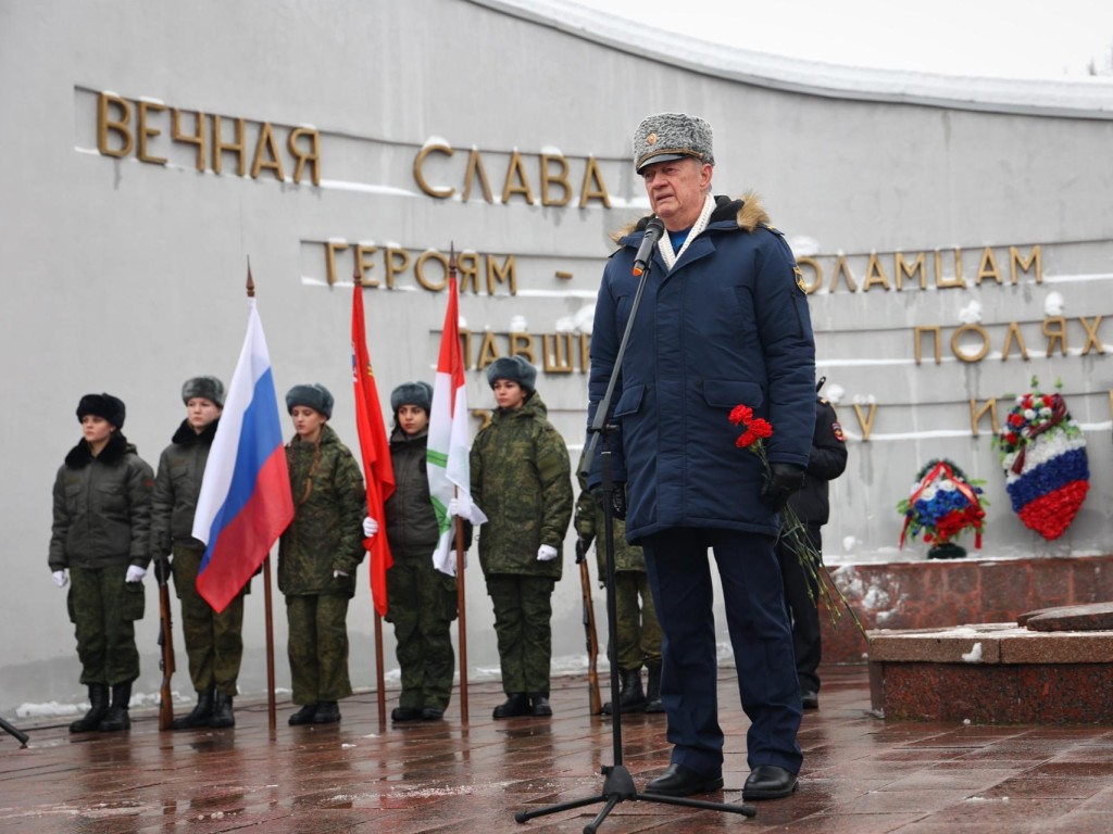 День освобождения Волоколамска от фашистов отметили торжественным митингом