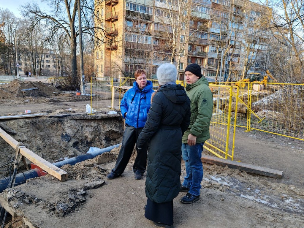 В Черноголовке уберут ямы после капремонта сетей на улице Первой