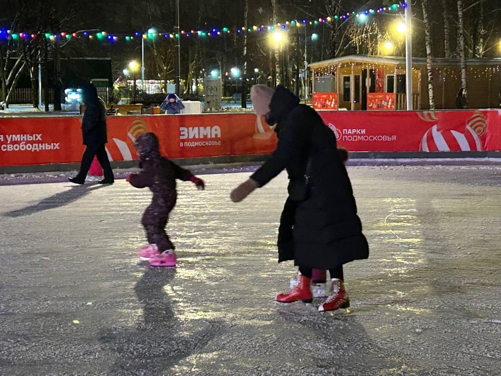 Жителей Долгопрудного приглашают на каток в Центральный парк