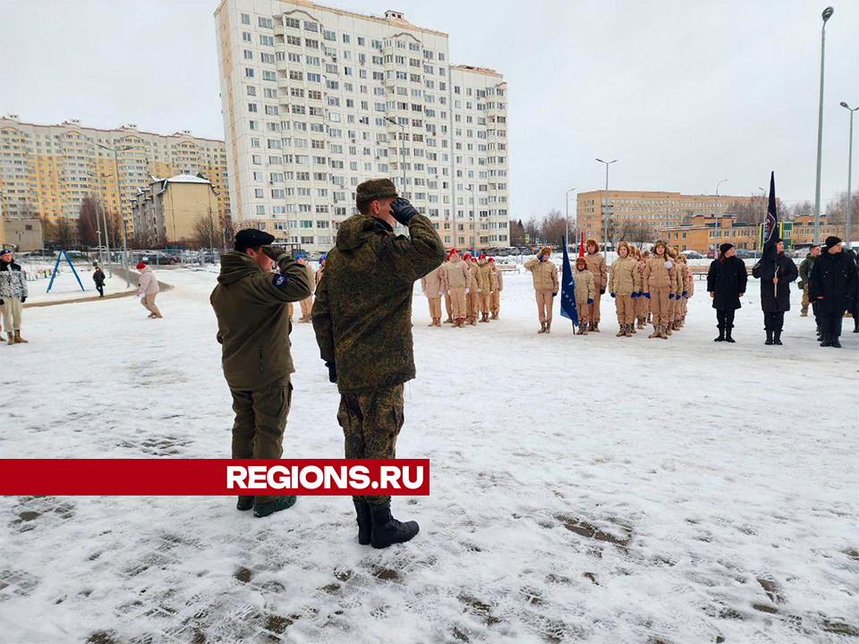 В Солнечногорске на соревнованиях выявили лучших в строевой подготовке